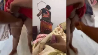 Bachelor Tharki Guy Masturbating Front of her Maid Aunty – Indian porn video