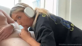 Sylvia Paige – Blowjobs While Headphones On