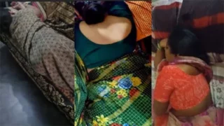 Tharki Son Masturbating By Watching His Sleeping Mom – Indian porn video
