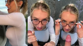 Dani Day Gets Cummed All Over Her Eyeglasses