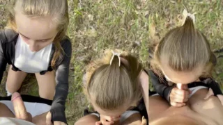 Isabelxm Enjoys An Outdoor Blowjob