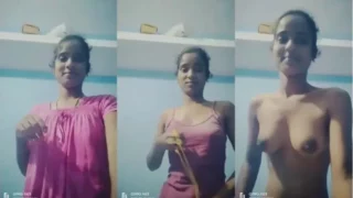 South Indian Village Girl Remove Her Clothes And Show Her Pussy – Indian porn video