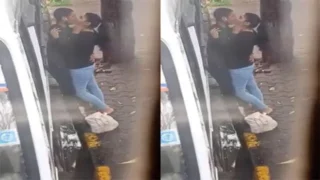 Tamil Lover Outdoor Kissing Captured Secretly Video – Indian porn video