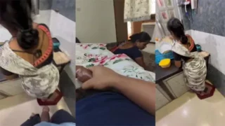 Bachelor Hotel Maid Aunty Watches Me Flash Dick Leak – Indian porn video