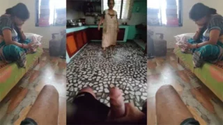 House Owner Horny Son Masturbating Infront Of Maid Aunty – Indian porn video