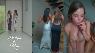 Kim Tylor And Dahyana Gaitan Strip Out Of Their Classy Dresses