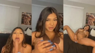 Lildedjanet Plays With Her Toy Dildo