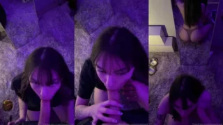 Miamiaof Pleasures Her Man With A Blowjob
