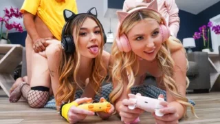 Young chicks exchanged boyfriends and fucked foursome
